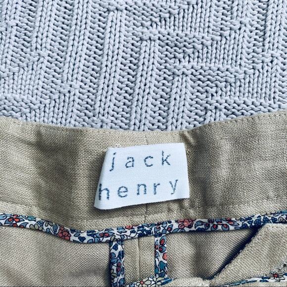 Vintage Jack Henry tan linen dress pants - Picture 4 of 7